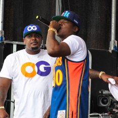 Sheek Louch (left) and Jadakiss (right) performing "Mighty D-Block." | July 14, 2017 | Photographed by Cody Cooper