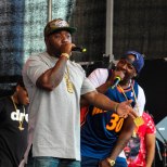 Lil' Cease (left) and Jadakiss reunite during a performance of "All About The Benjamins." | July 14, 2017 | Photographed by Cody Cooper